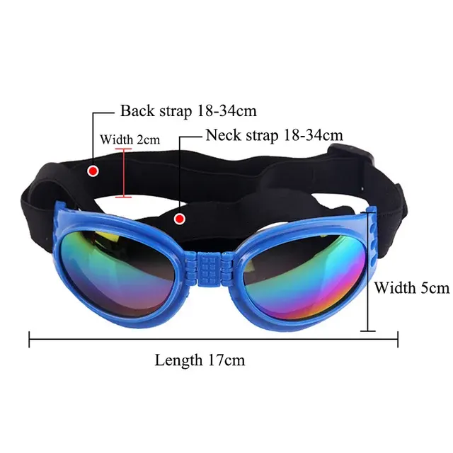Verstellbare Hundesonnenbrille 2