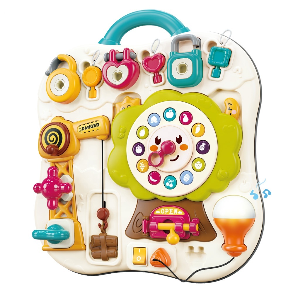 Educational Sensory Activity Learning Busyborad Toddler Plastic Musical