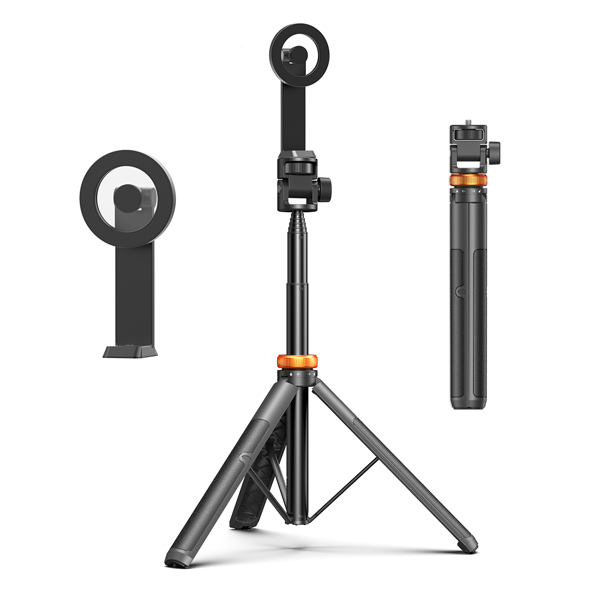 1.49m Aluminum Mobile Stand Tripod Wireless Selfie Stick