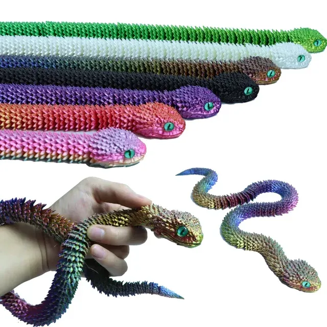 3D Printed Snake Egg Fidget Figure 4