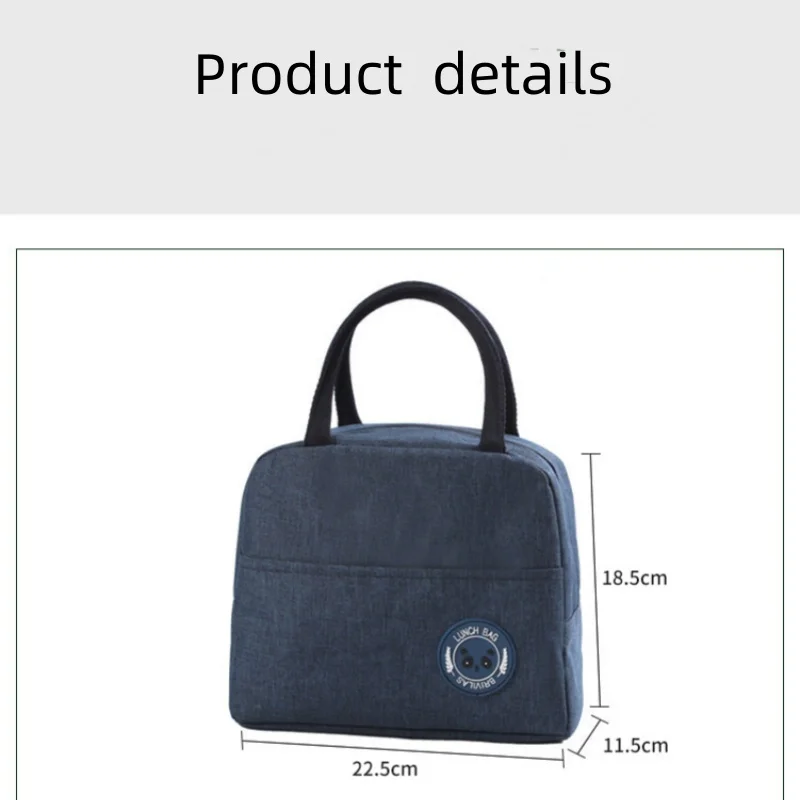 Mode Neue Ionen Aluminium Folie Isolierung Mittagessen Taschen 4