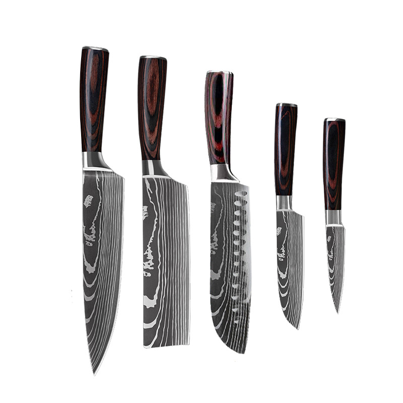 Küchenmesser-Set mit Kochmesser, 8-teilig 2