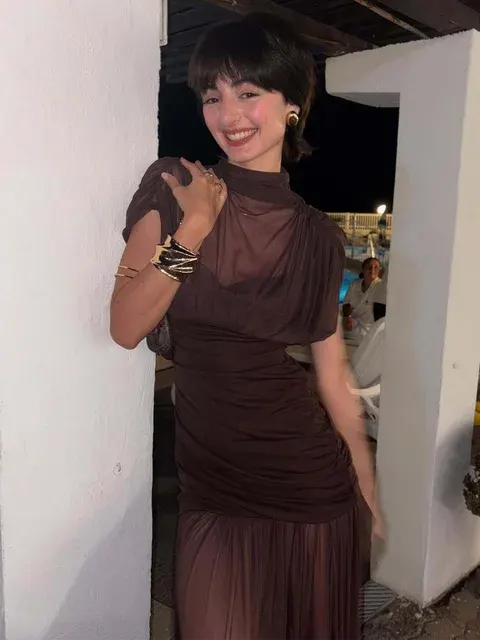 Mesh Maxi Dress 2