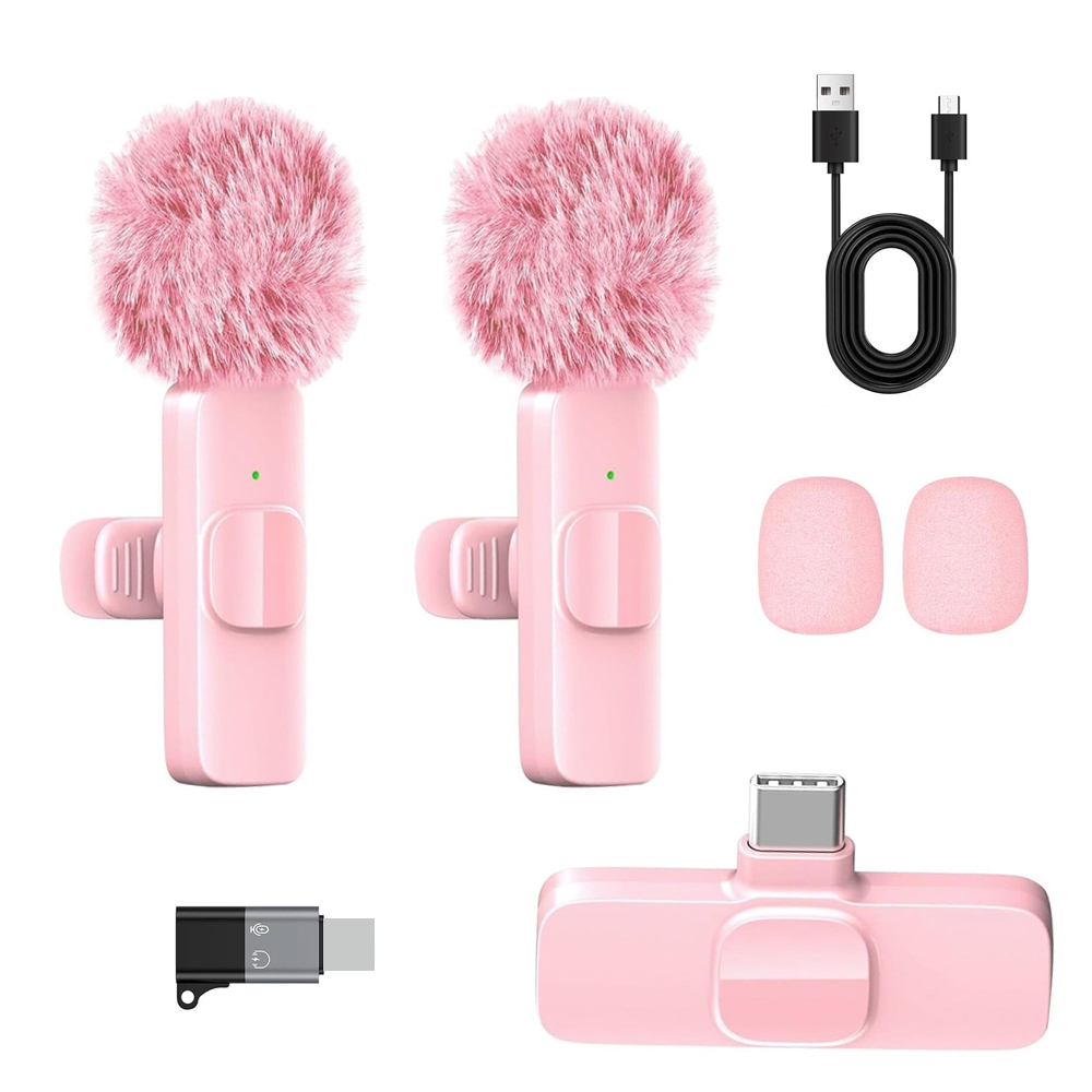 Professional Gooseneck Ribbon Microphone Lapel Portable 2.4G Wireless