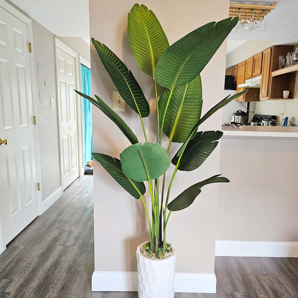 Artificial Bird of Paradise Plant 1.8m with Pot 2