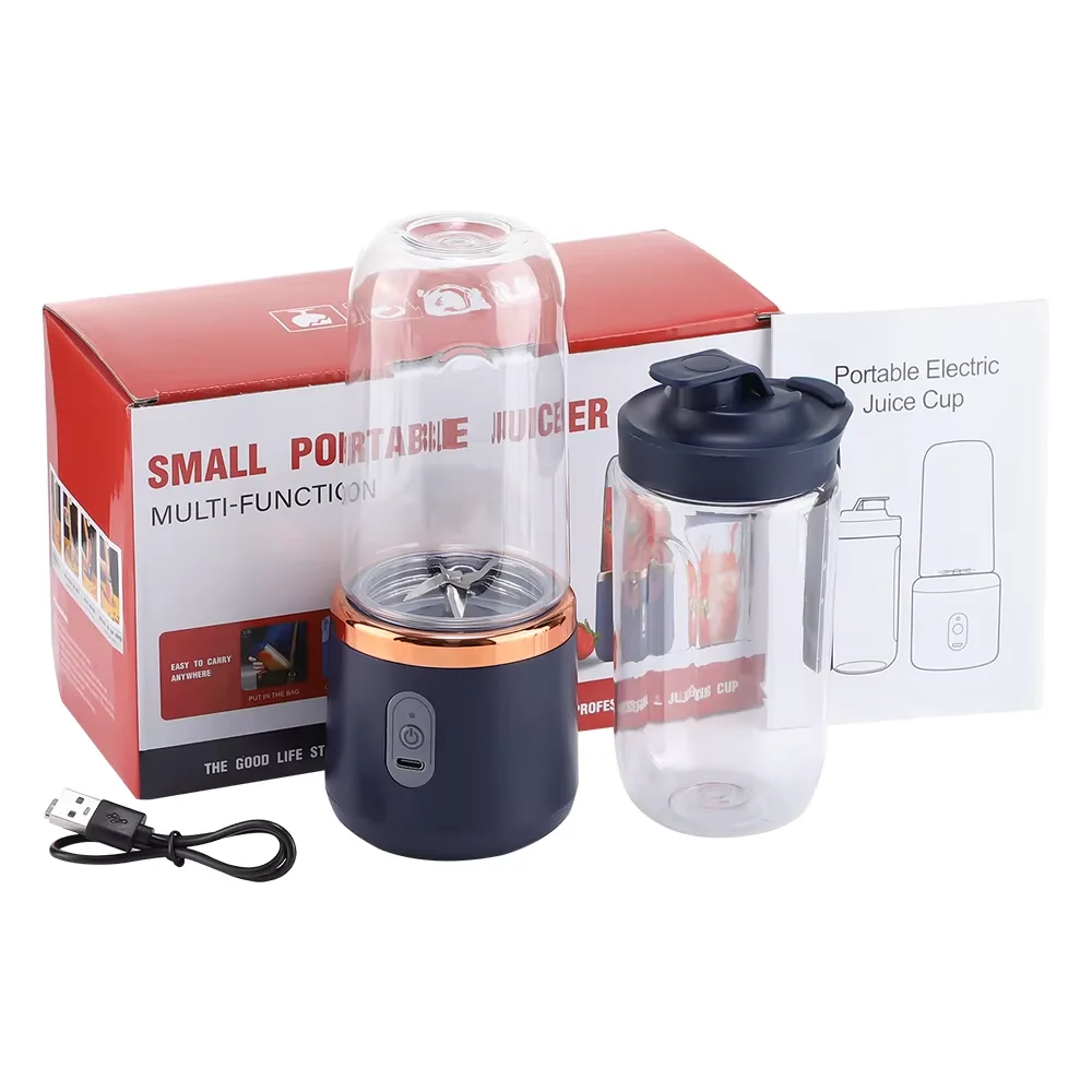 Tragbarer Elektrischer Mixer mit 6 Klingen Multifunktions-Saftmixer Frischsaft-Smoothie-Mixer 2