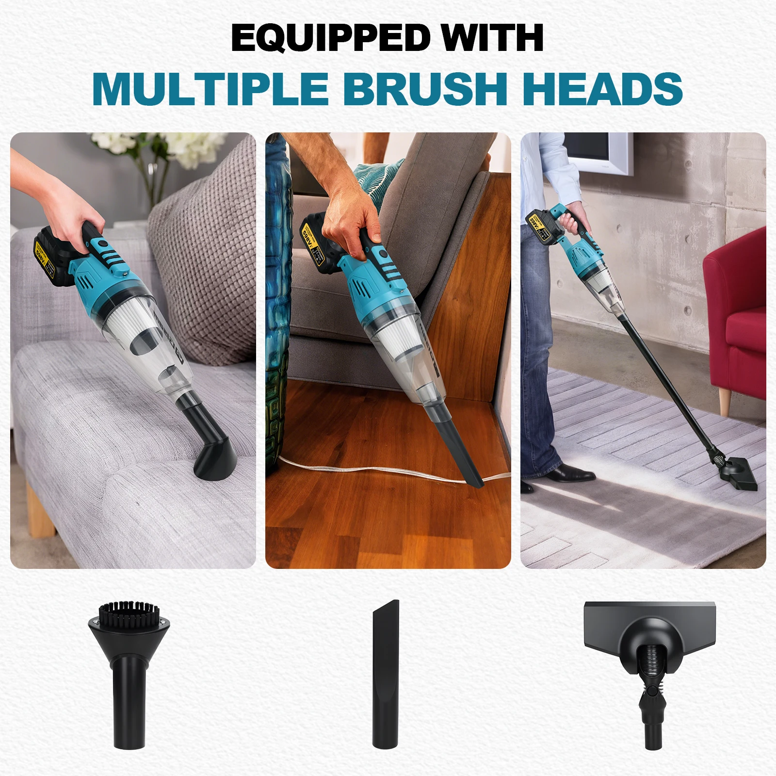 Cordless Handheld Vacuum 12kPa Multi-Tool 3