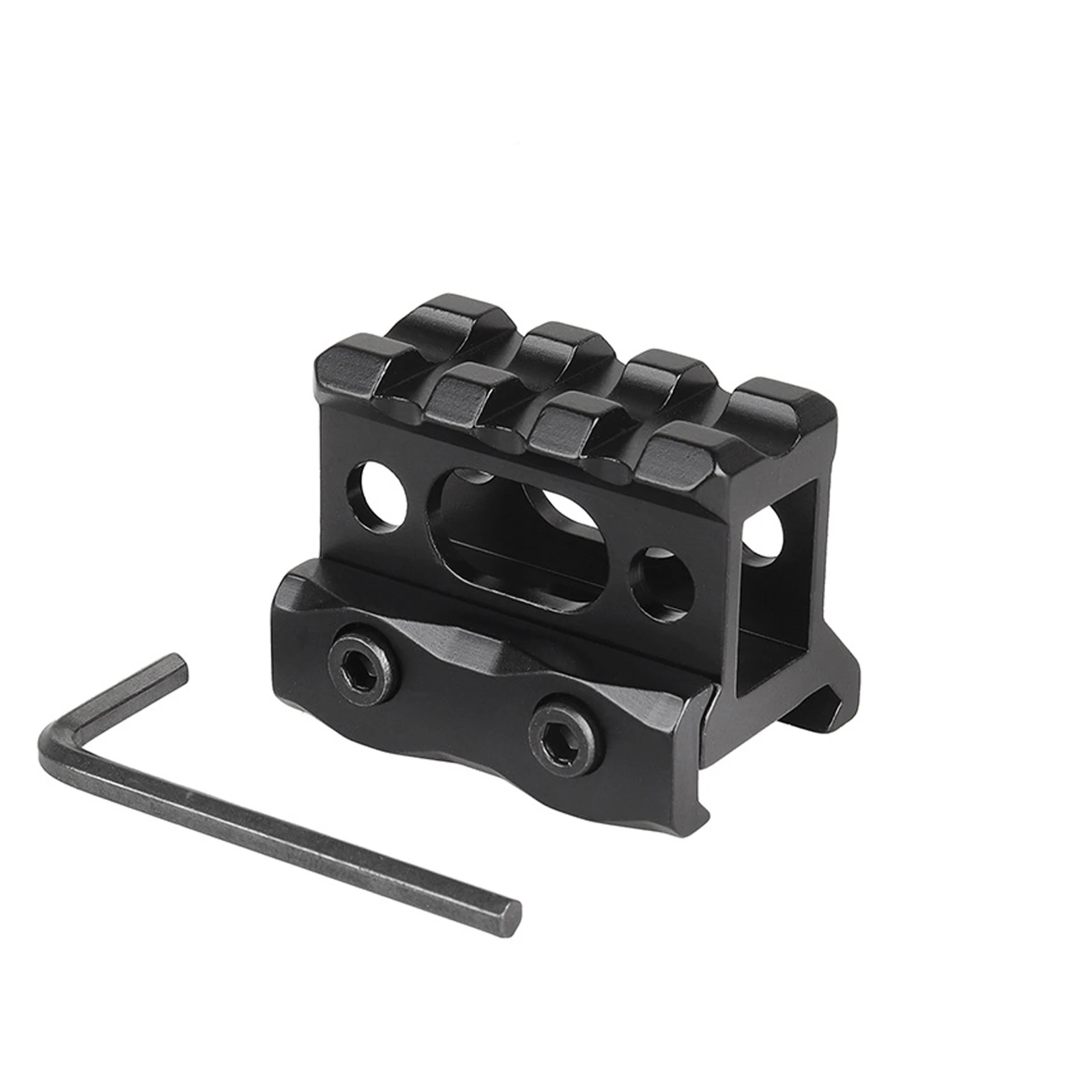 Riser-Halterung 2 5 cm Höhe Kurze Picatinny-Riser-Halterung Aluminiumlegierung 2