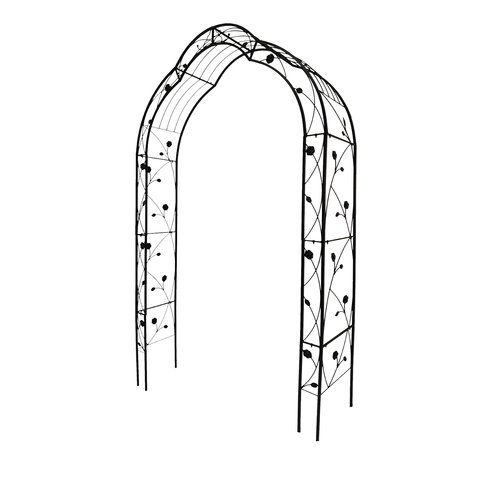 Metal Garden Trellis For Climbing Plants Outdoor Flower 2