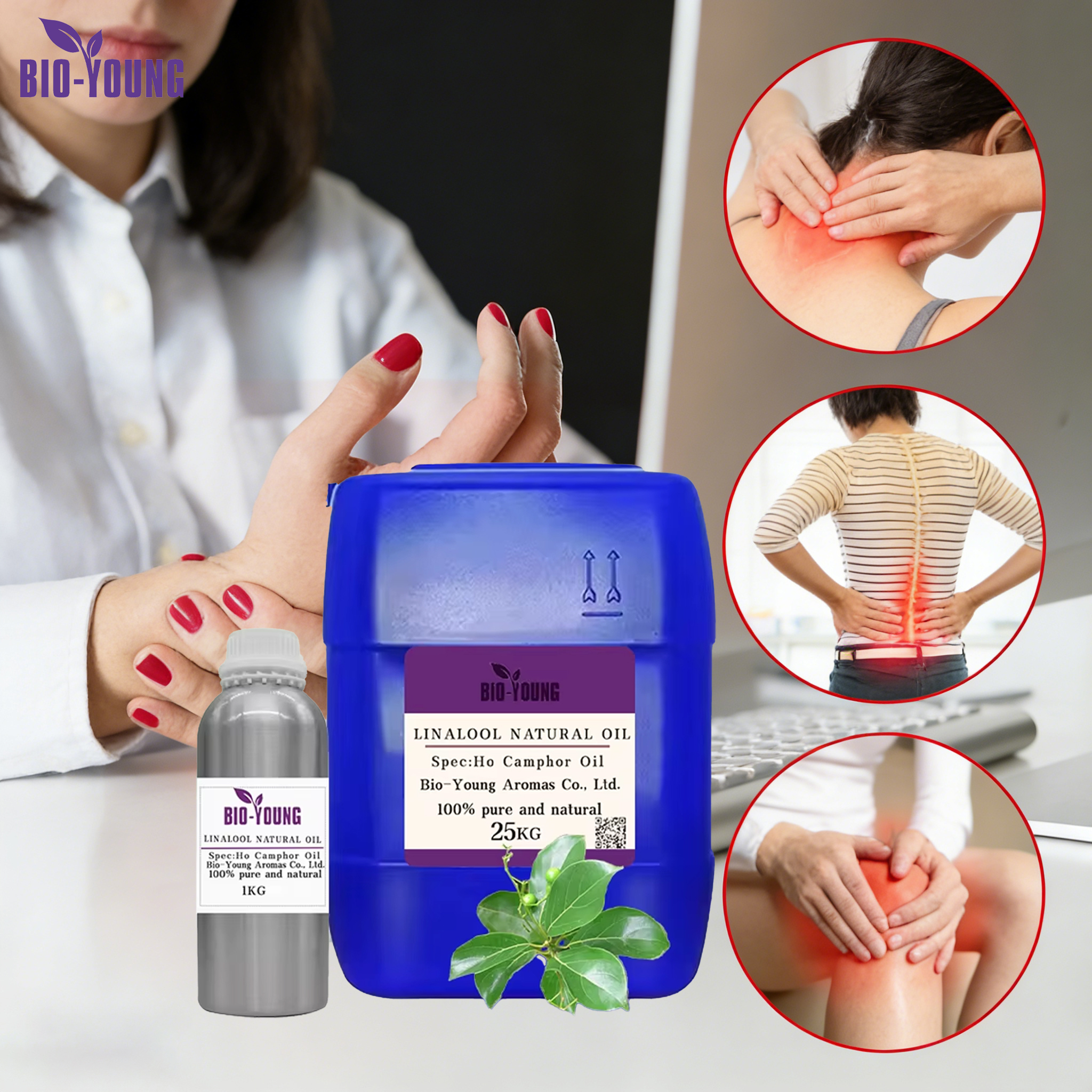 Camphor Aroma Oil for Muscle Relief