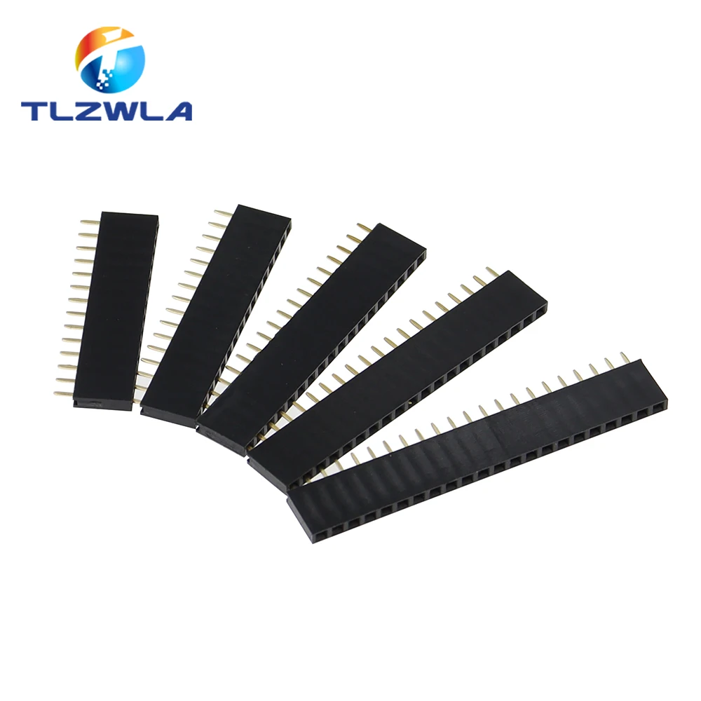 Single-Row Pin Header 2.54mm, 2–40 Pin 4