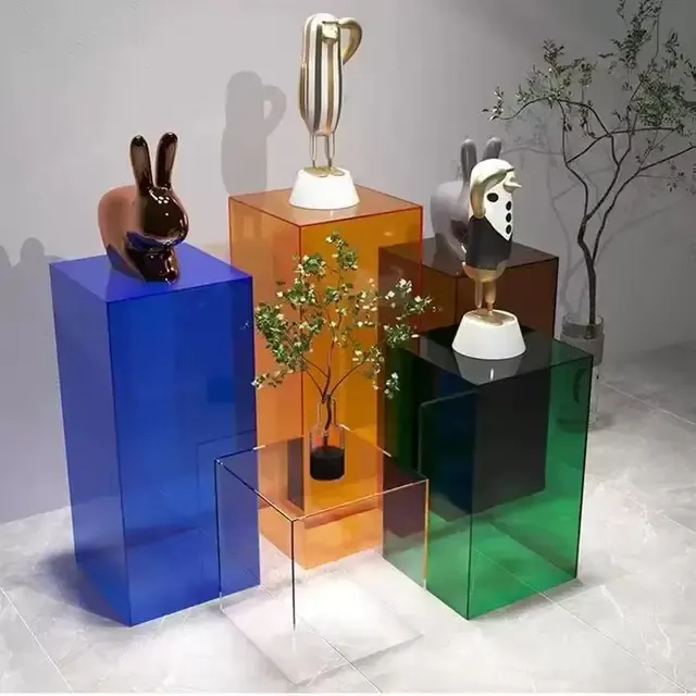 Clear Acrylic Display Box Floor Standing Cabinet Window 2