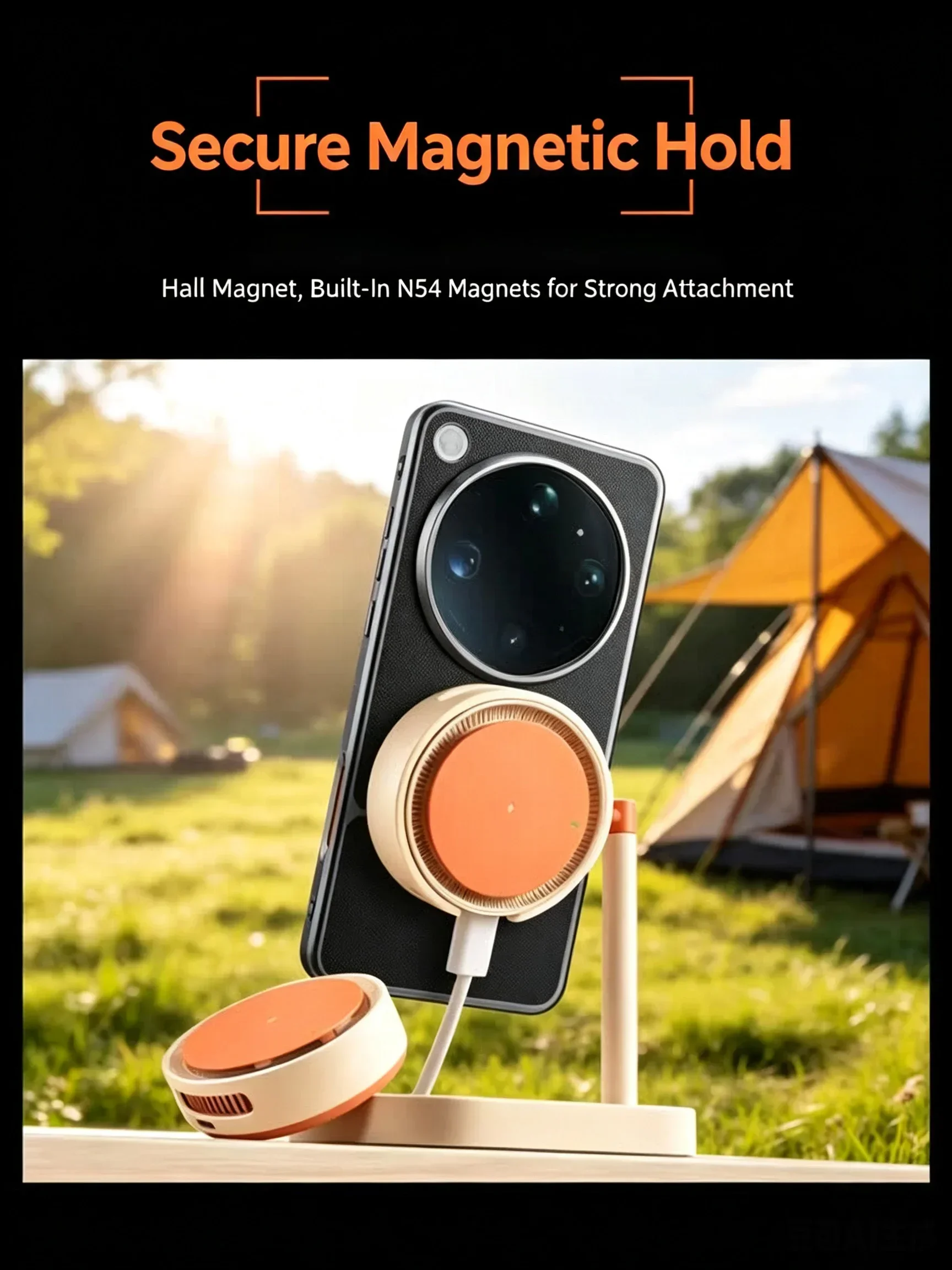 Magnetic Leather Phone Case, Electroplated Finish 4