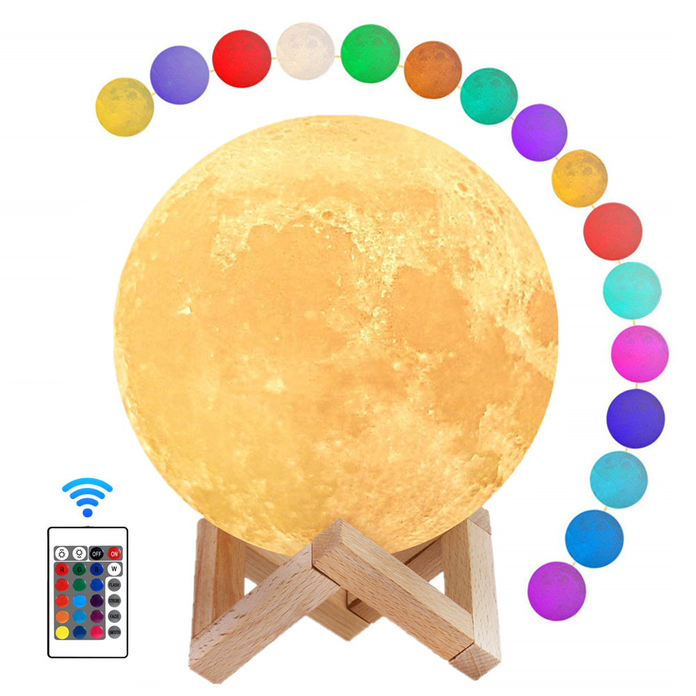 Indoor Decoration Remote Control Multicolor Enchanting Luna 12cm