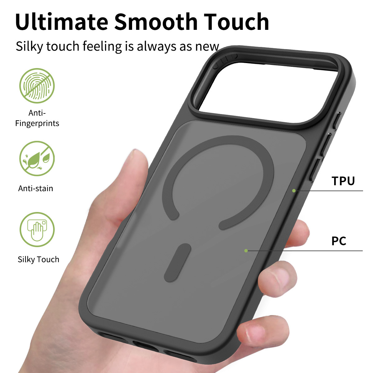 Matte Soft-Touch Magnetic Phone Case 2