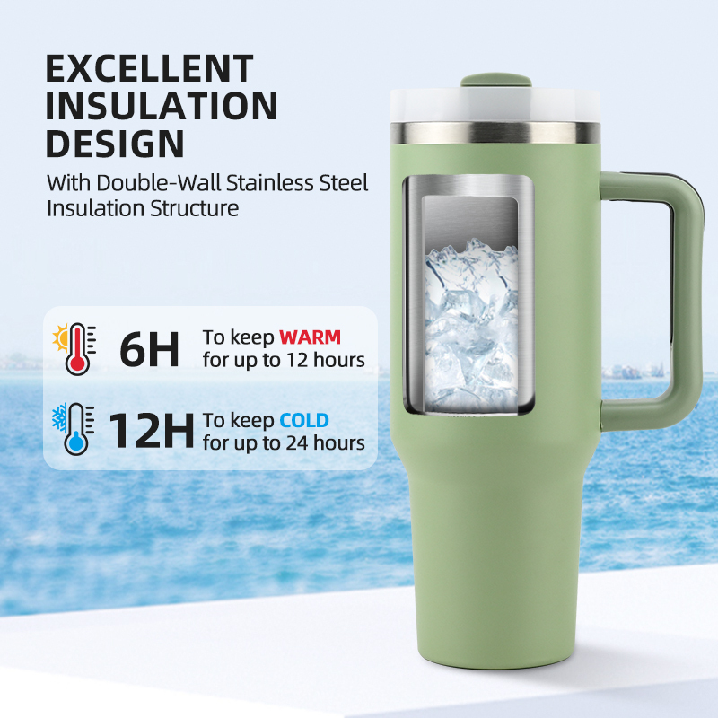 40oz Reisebecher mit Griff, Strohhalm 4