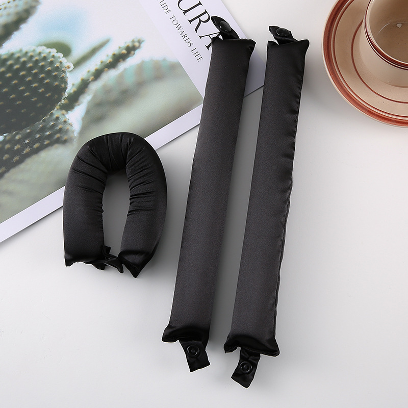 Satin Heatless Curling Set, 3 Sets 3
