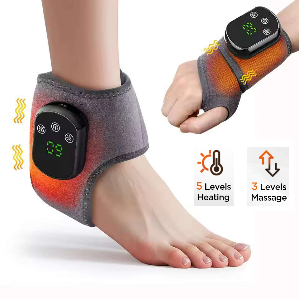 Elektrische Heizung Handgelenkschutz Vibrationsmassage Heiße Kompresse Handgelenkstütze Knöchelwickel