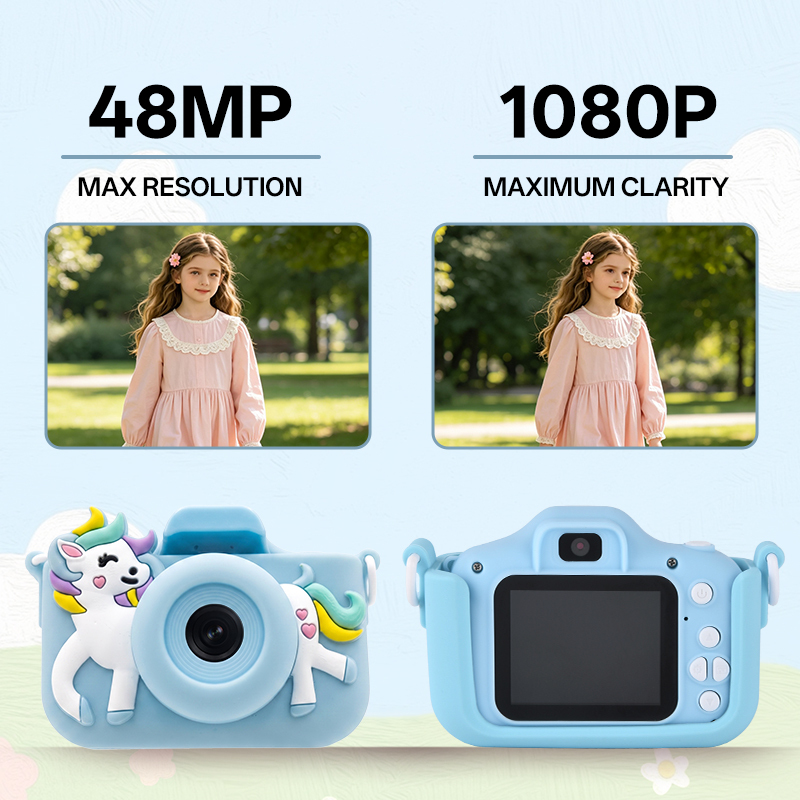 Shockproof Silicone Kids Camera 1080P 4