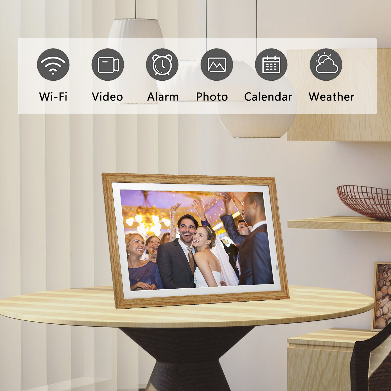 21.5 Inch Digital Photo Frame with WiFi 4