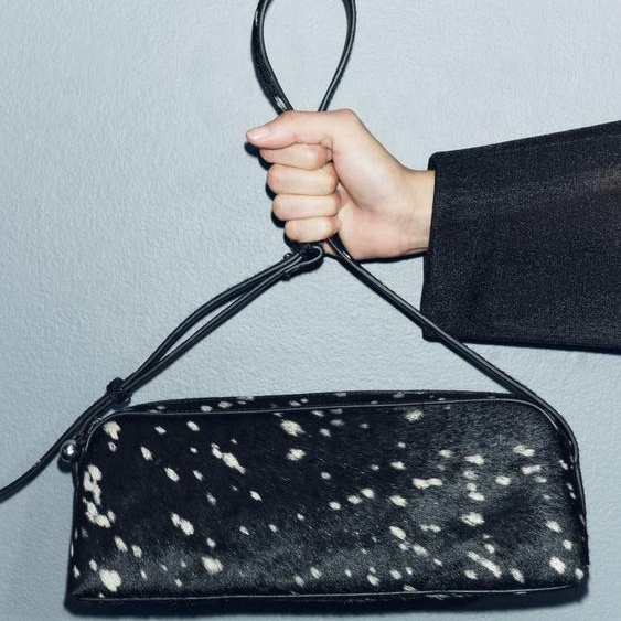 Faux Fur Women's Underarm Shoulder Bag 4