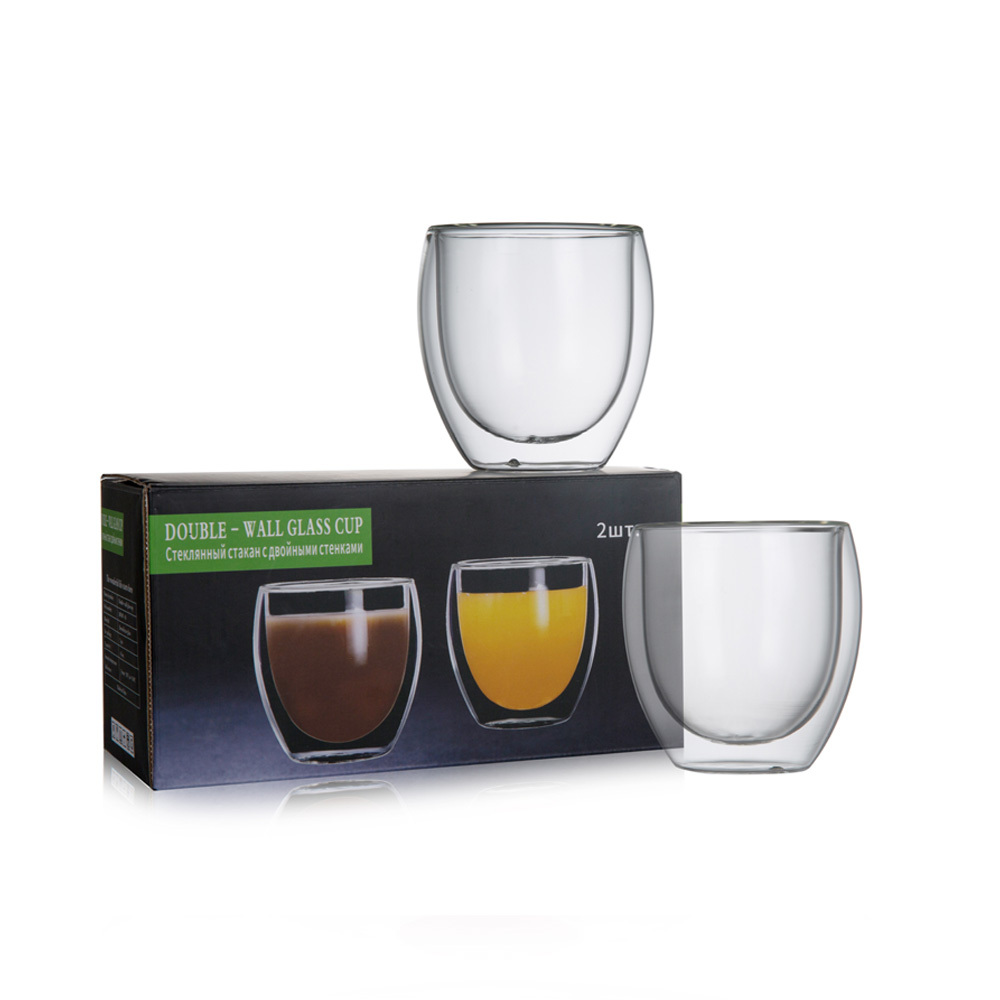Insulated Double Wall Espresso Glass Cup 4