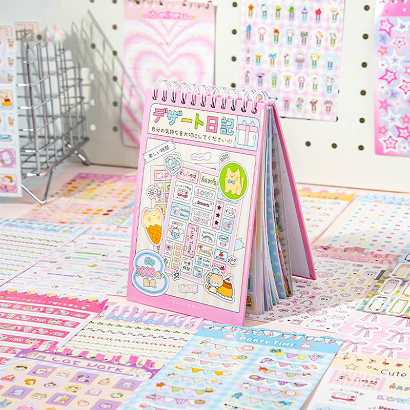Reusable Animal Sticker Book for Journaling