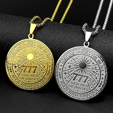 Angel Wing Medallion Necklace