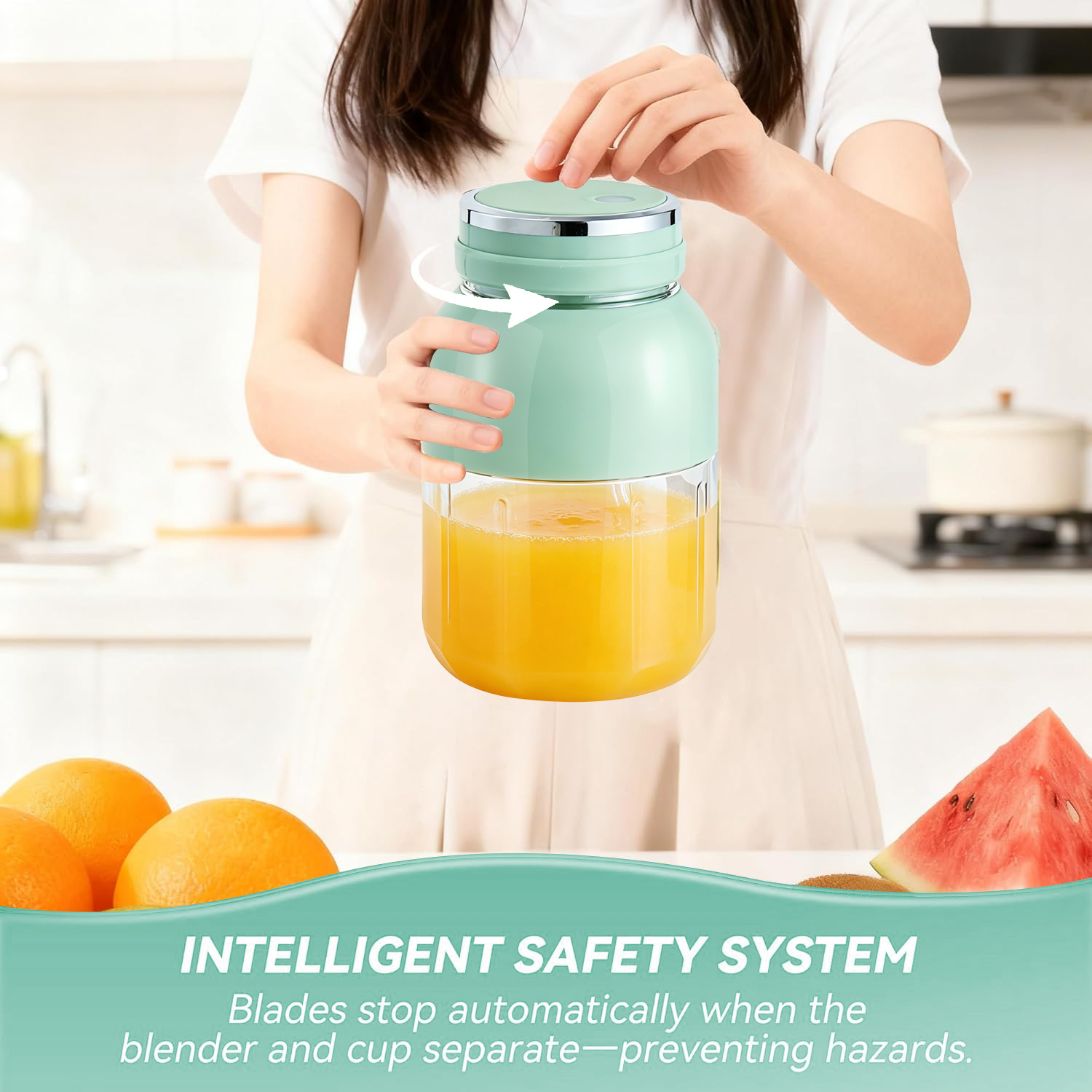 Portable USB-C Smoothie Blender 800ml 2