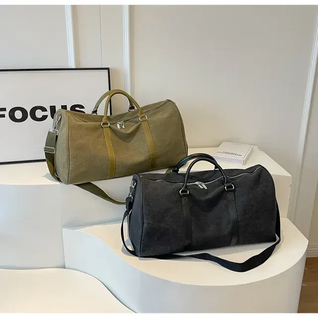 Heavy-Duty Canvas Gym Duffle Bag 1