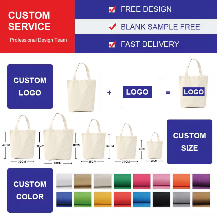 Reusable Organic Cotton Tote Bag with Pattern 4