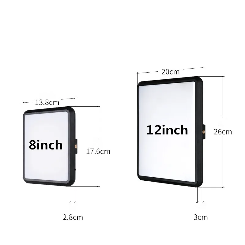 8 12 Zoll LED Fotografie Video Panel Licht 3