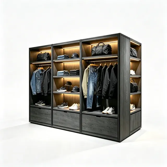 Shop Clothes Rack Fixture 3