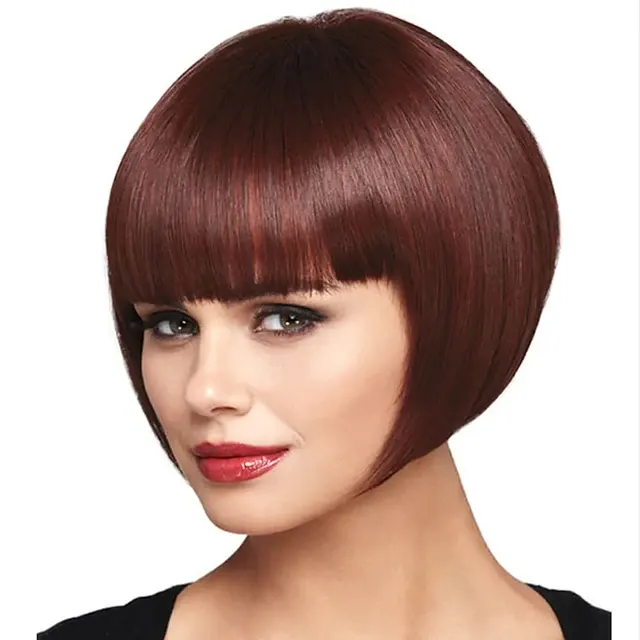 Synthetic Bob Wig 3