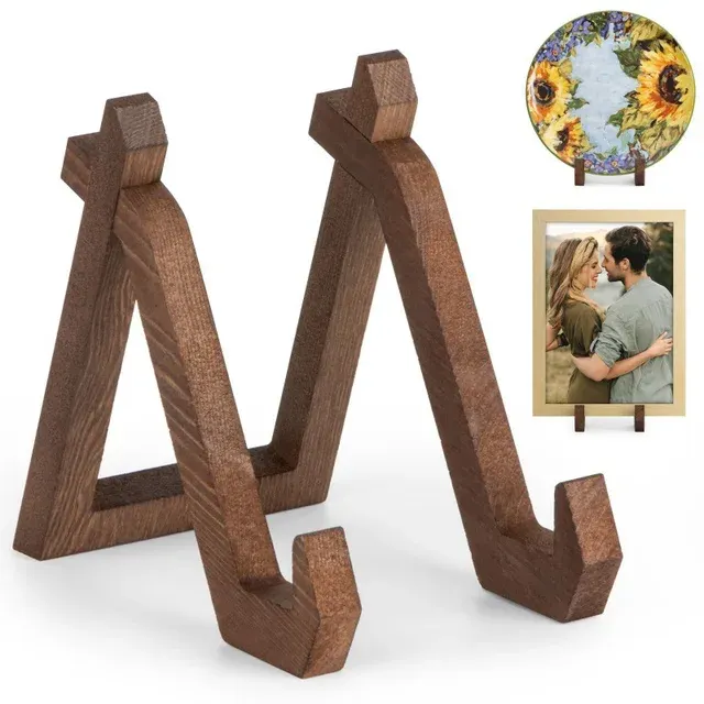 wooden recipe book stand 3