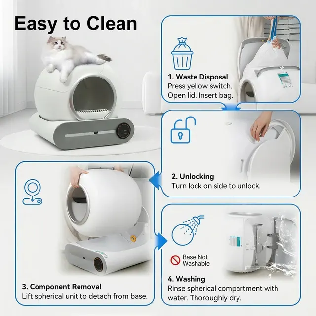 65L Self-Cleaning Smart Cat Litter Box 2