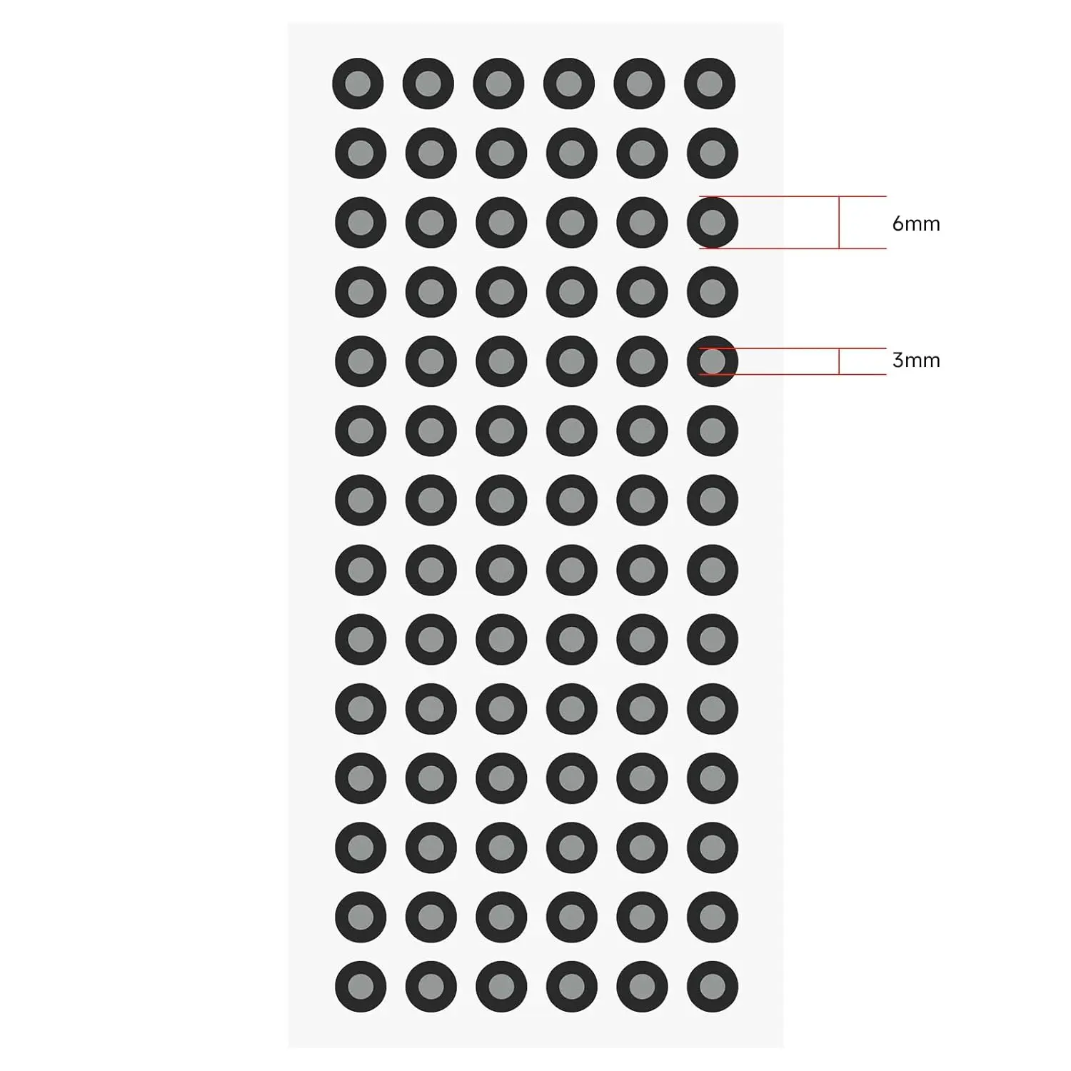 3D Scan Tracking Markers 3 mm and 6 mm 2