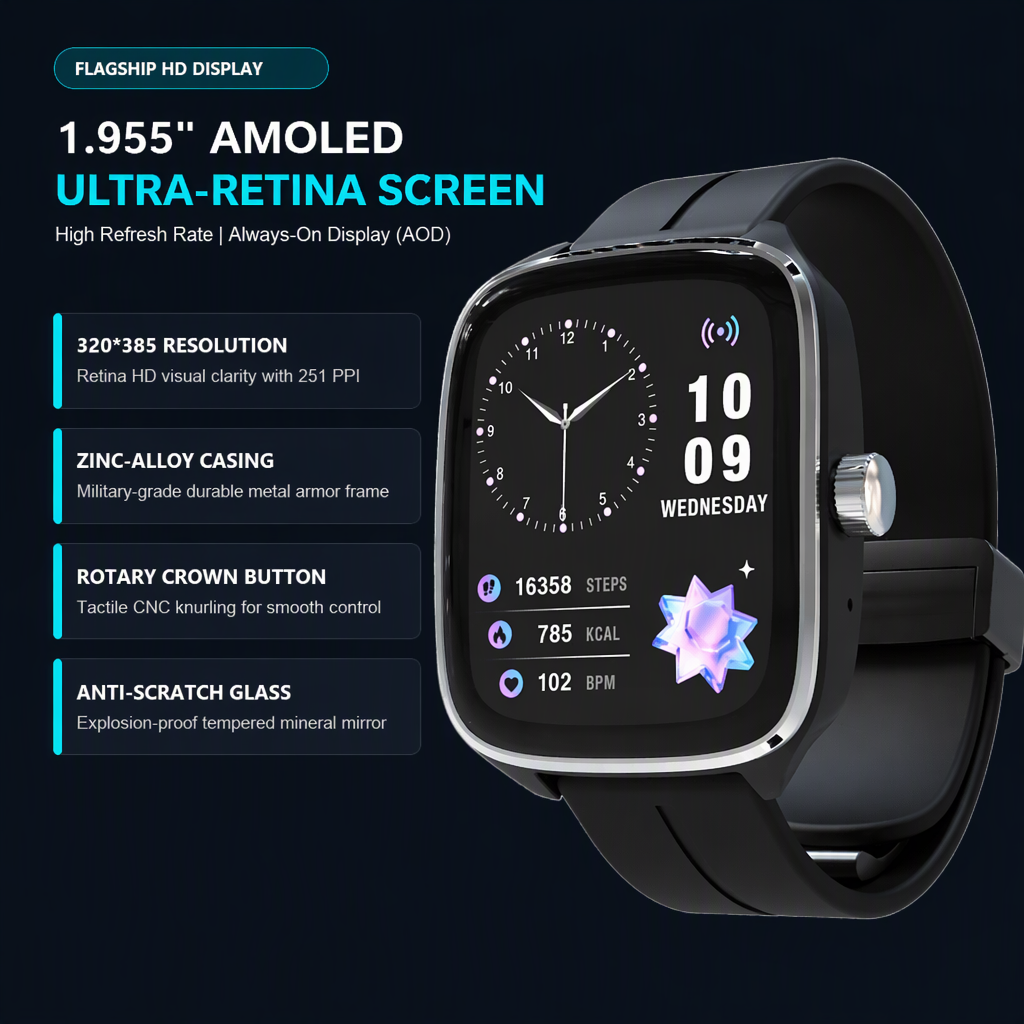 IP68 Waterproof Smart Watch for Men Sport AI