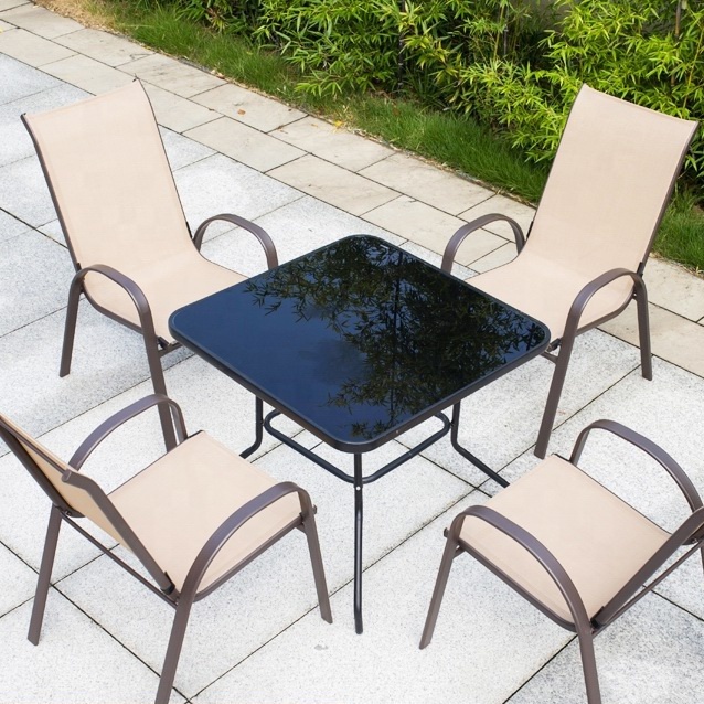 5-Piece Weatherproof Garden Bistro Set 4