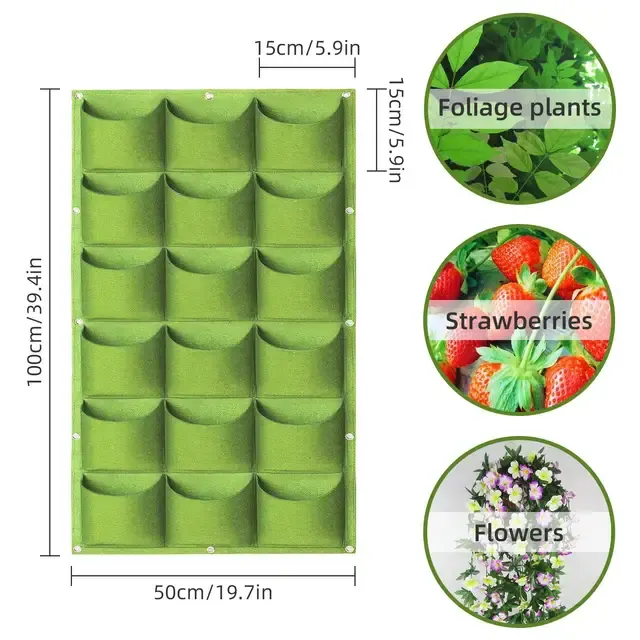 Wall Planter Pockets 3