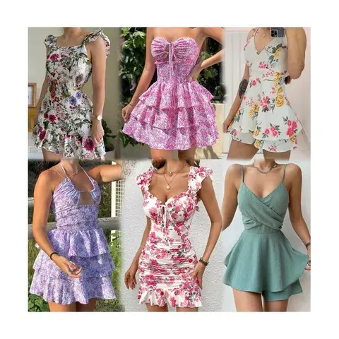 Summer Floral Maxi Dress for Women