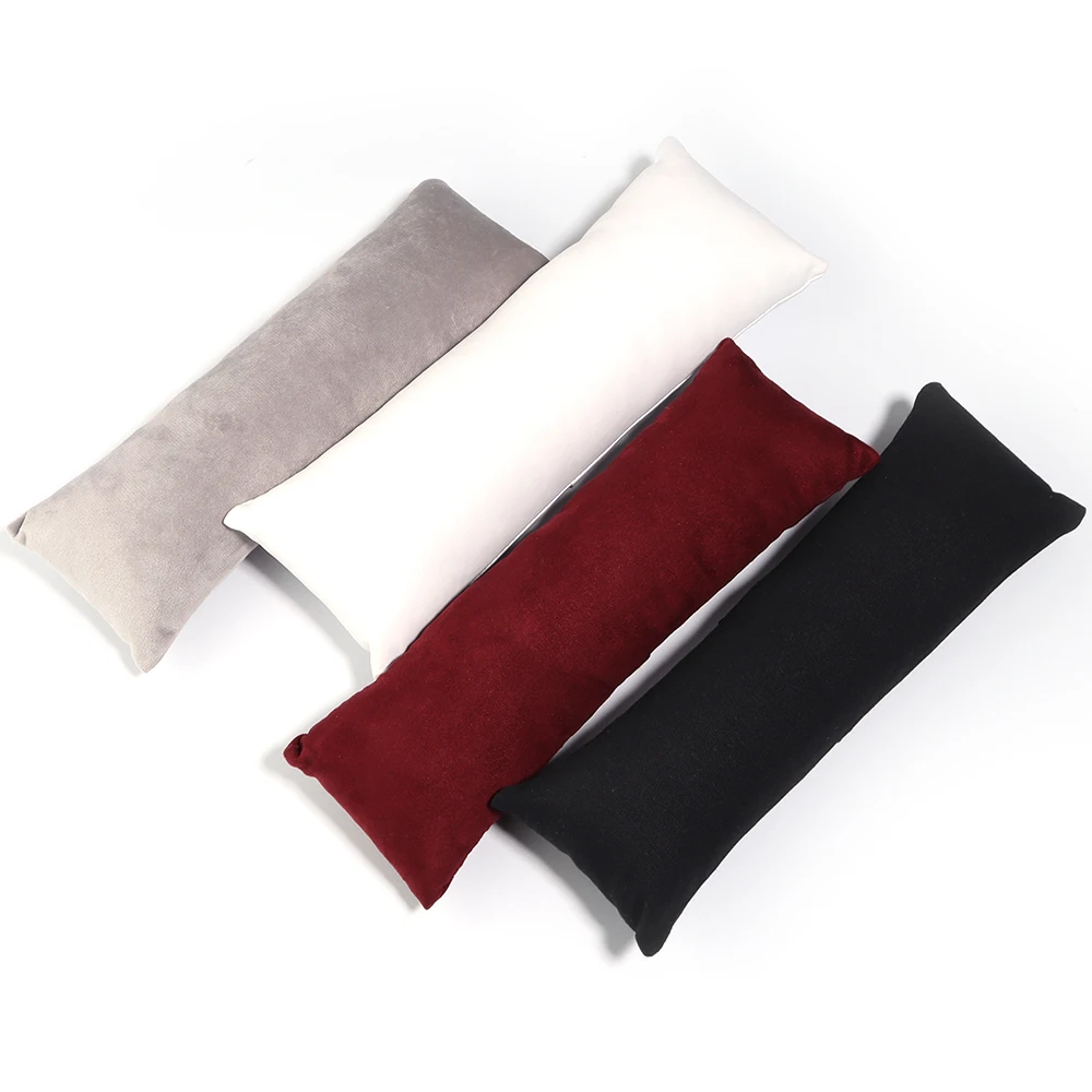 Schmuck Kissen Ständer Samt PU Leder Halter Organizer 4