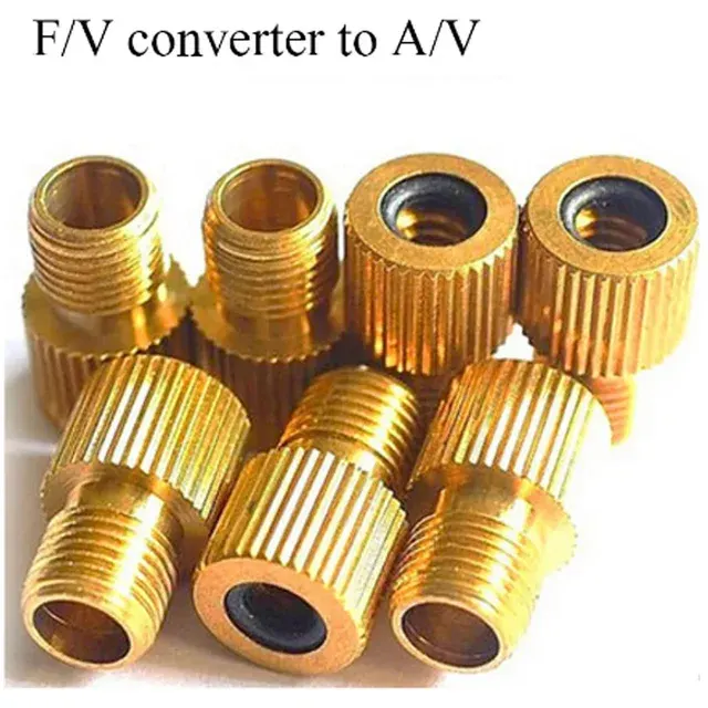 Golden Bicycle Valve Adapter Set, 5 Pieces 3