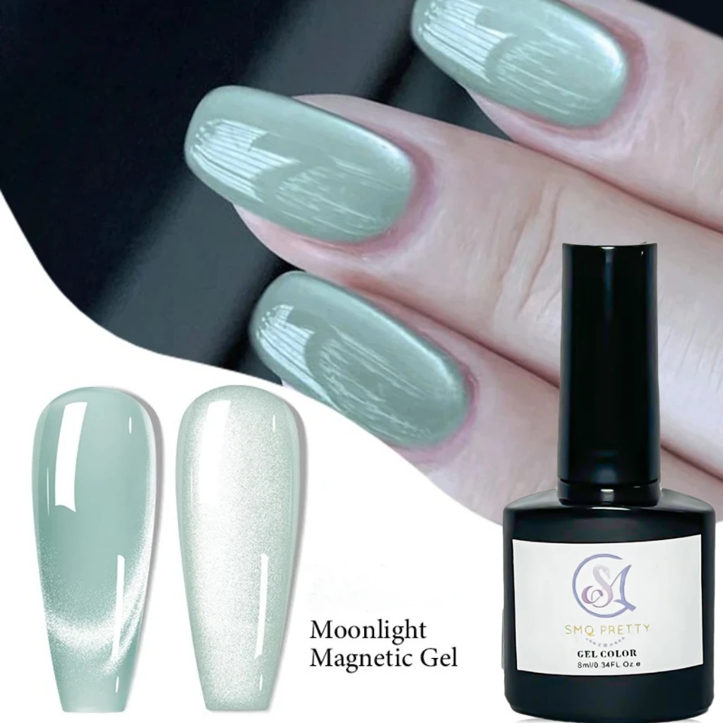 Silver Pink Magnetic Gel Polish, 8ml 4