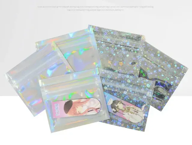 Klarer Hologramm-Zipbeutel 4