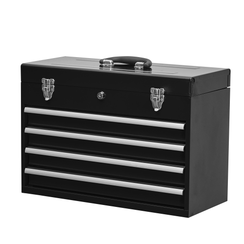 Metal Tool Box With 4 Drawers Portable Steel