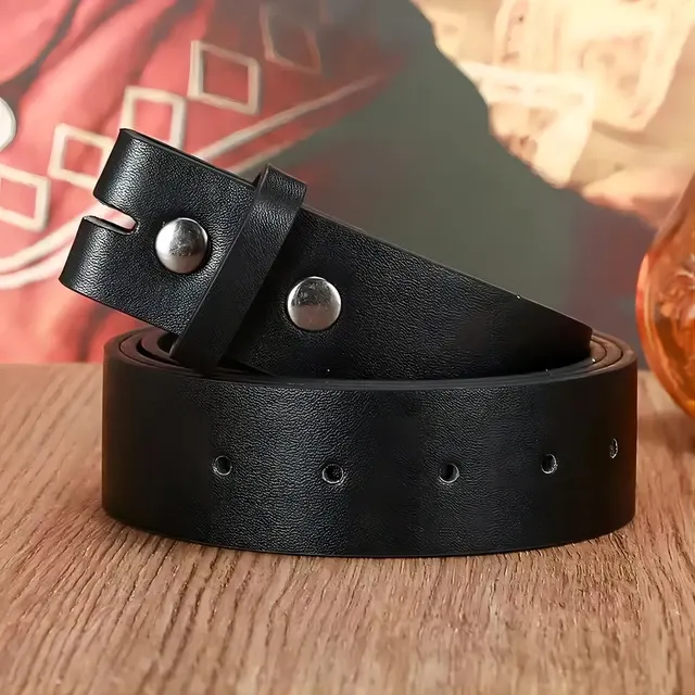 Adjustable 3.8cm Leather Watch Strap No Buckle 2