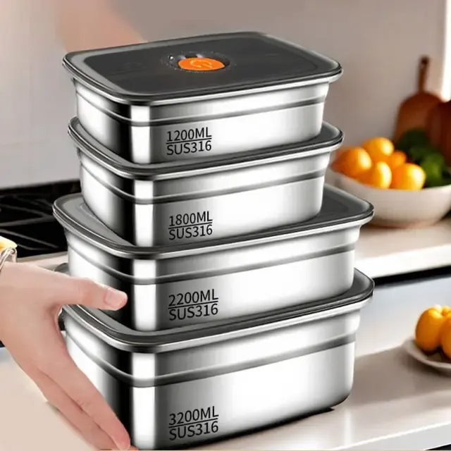 Stainless Steel Leakproof Bento Lunch Box 3