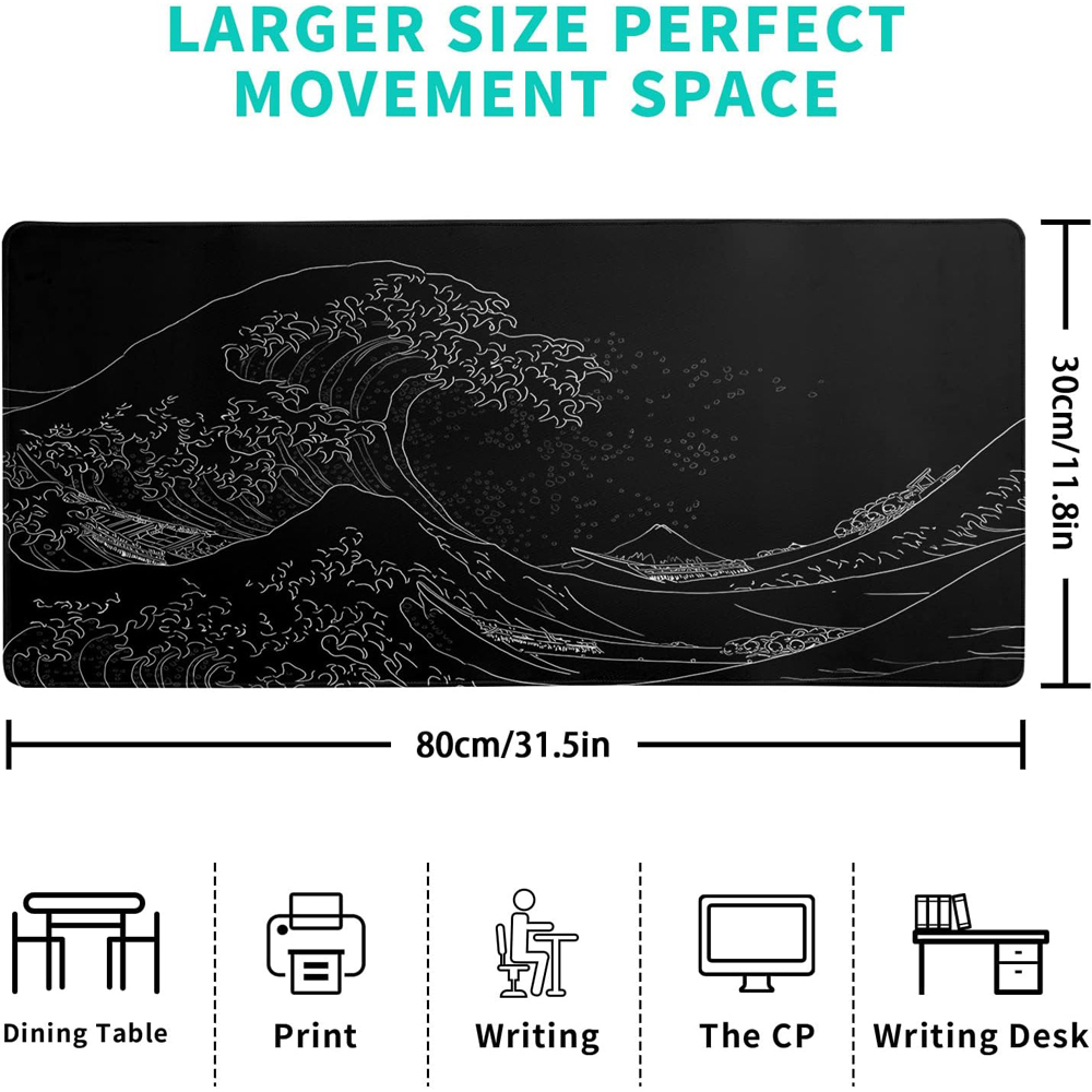 XXL Anti-Slip Natural Rubber Gaming Mouse Pad 3