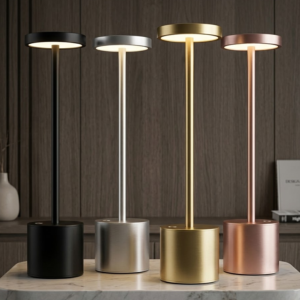 Customizable Wireless Charging Portable Battery Power Desk Lamp 3